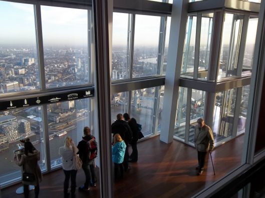 view from The Shard